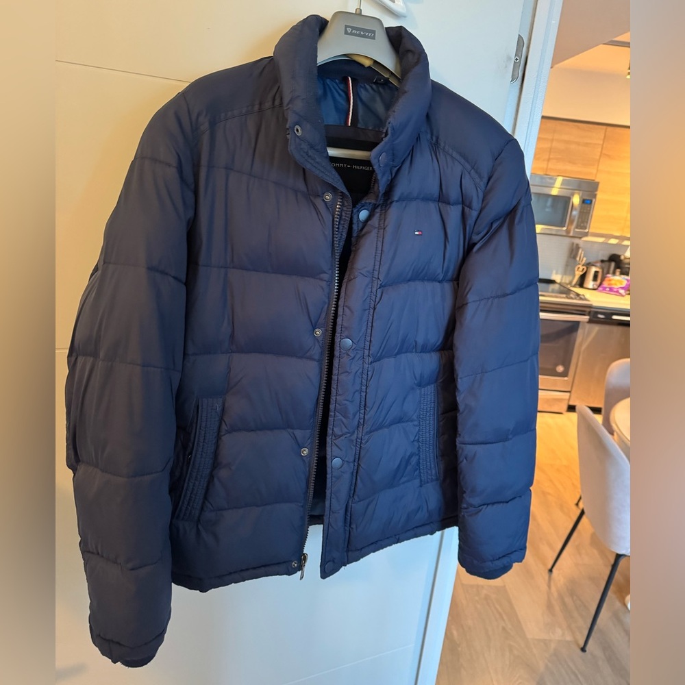 Tommy Hilfiger Men's Dark Blue Puffer Jacket
